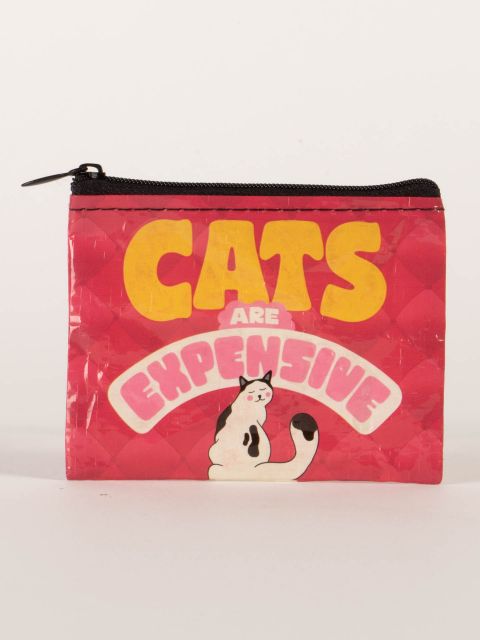 Image of BlueQ - Cats Are Expensive - Coin Purse BLUEQ